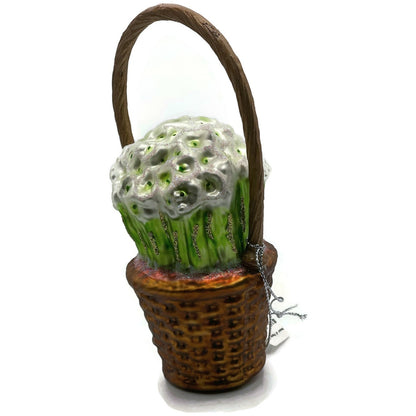 Basket of Paperwhites Spring Garden Flower Christmas Tree Ornament Eric Cortina