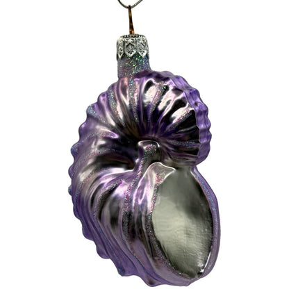 Patricia Breen A Walk on the Beach Lavender Shell Summer Nautical Ornament 9750