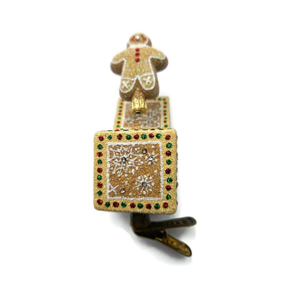 Patricia Breen Jolly Surprise Ginberboy Gingerbread Clip Christmas Tree Ornament