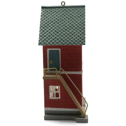 Hallmark Ornament Fire Station 1991 Nostalgic Christmas Village Tree Keepsake