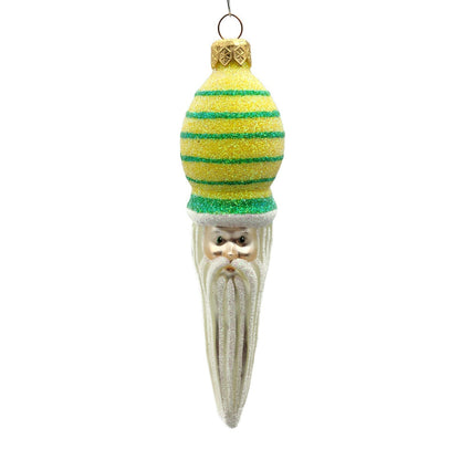 Patricia Breen Miniature Saint Petersburg Santa Striped Christmas Tree Ornament