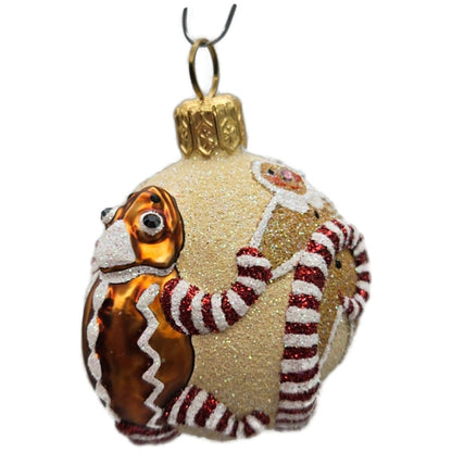 Patricia Breen For James Twice Gingerbread Chameleon Christmas Ornament 2581