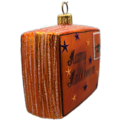 Patricia Breen Greetings Dracula Moons Orange Stars Halloween Christmas Ornament