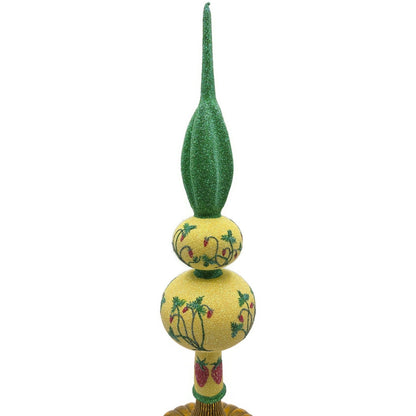 Patricia Breen Wild Strawberry Finial Fruit Yellow Green Christmas Tree Topper
