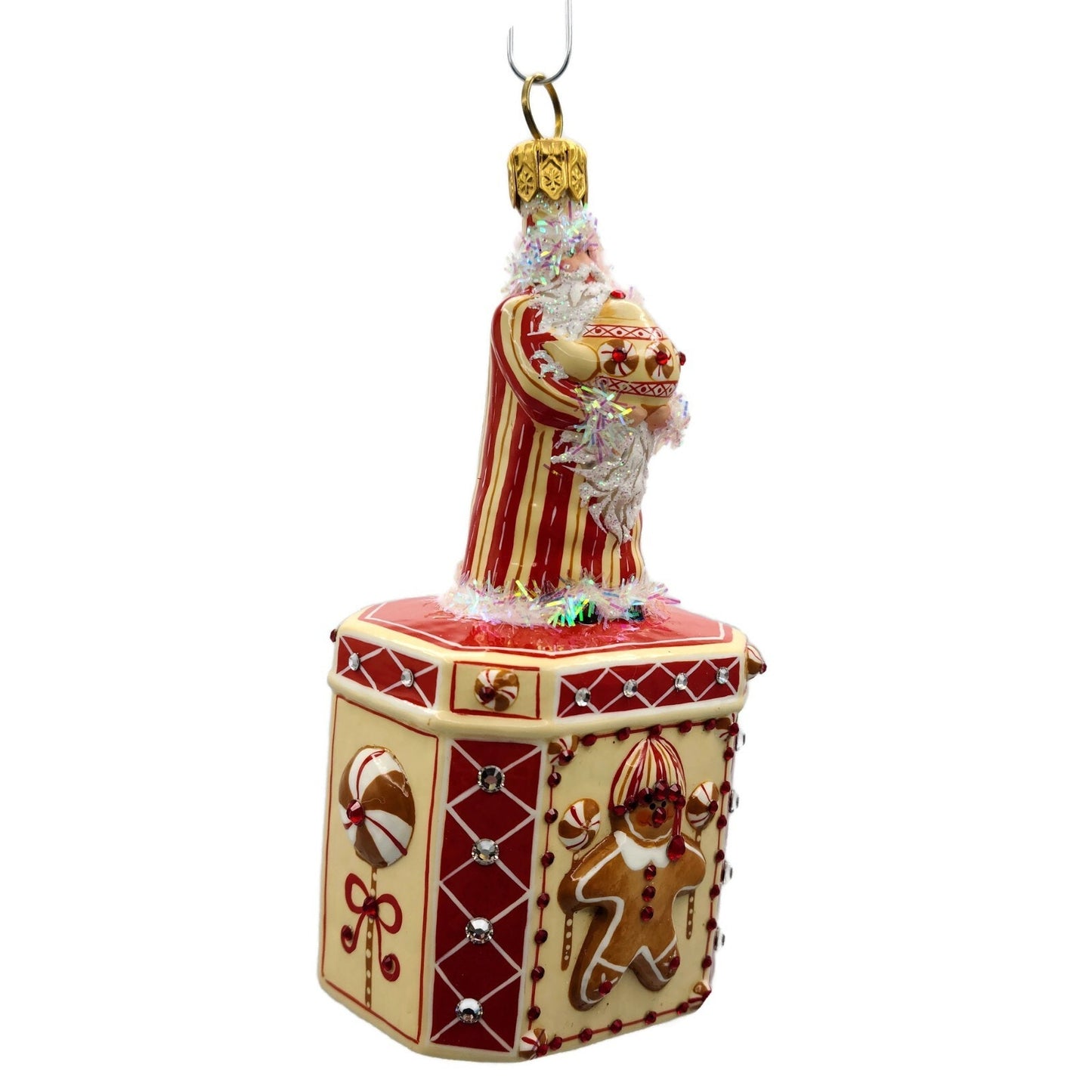 Patricia Breen Santa for Mimi Gingerbread Tea Party Christmas Tree Ornament