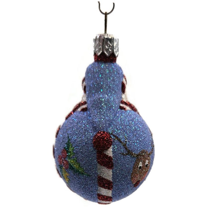 Patricia Breen Miniature Santa du Monde Christmas Icons Snowman Tree Ornament