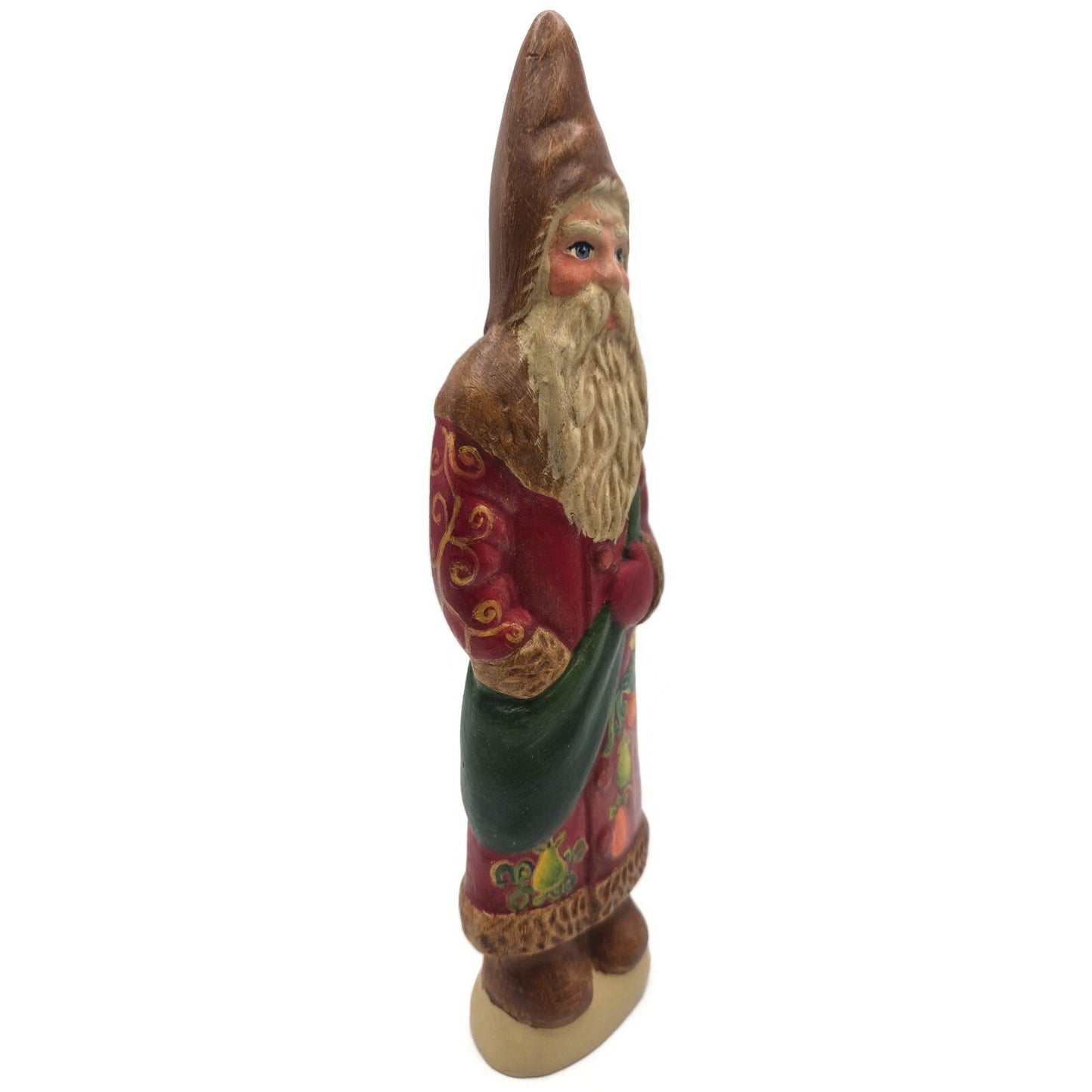 Bittersweet House Chalkware Belsnickel Partridge in Pear Tree Folk Art Figurine