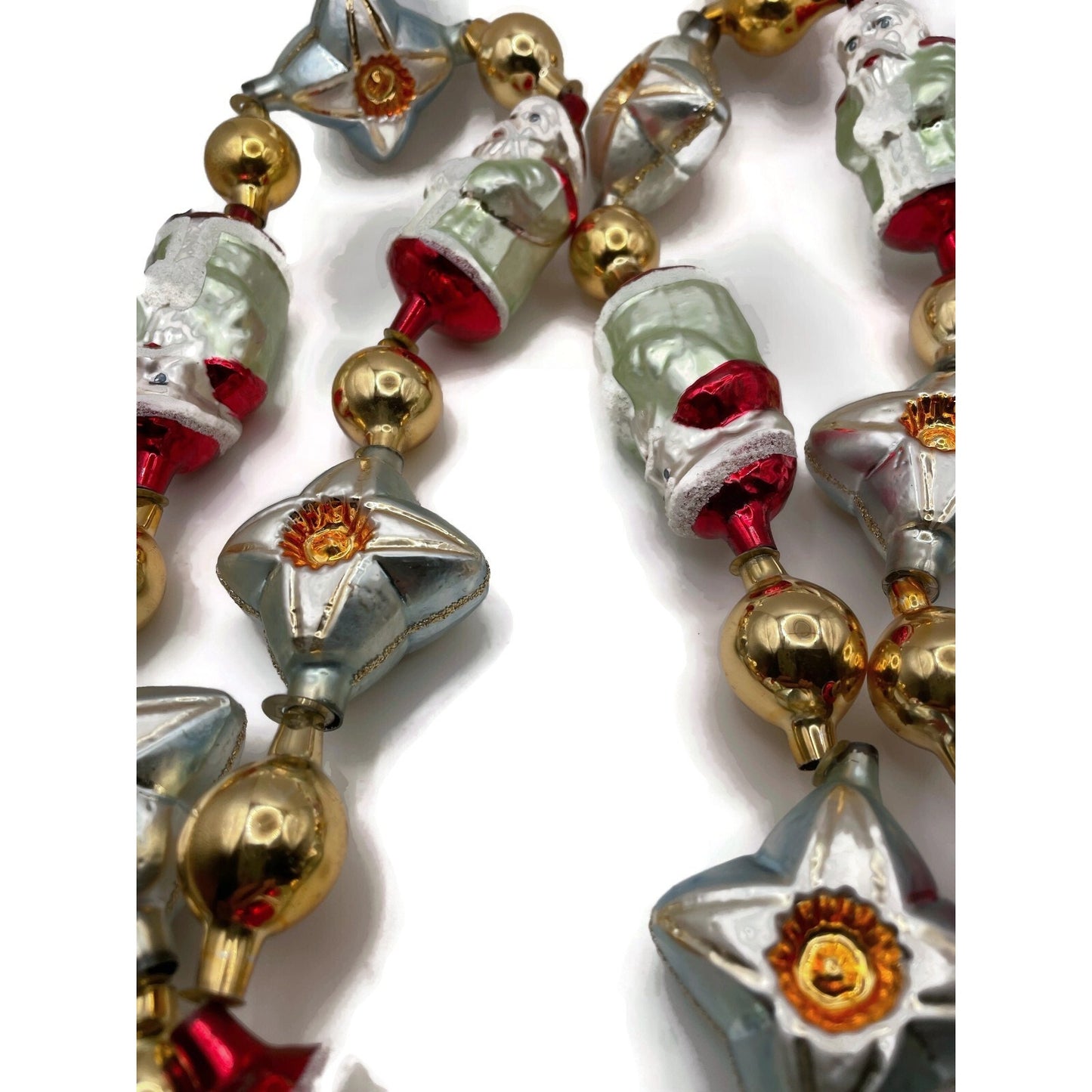 Christopher Radko Garland Santa Claus by Starlight Pearl Christmas Tree 94-451