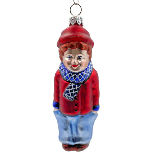Patricia Breen Henry The Victorian Boy Auburn Hair Christmas Tree Ornament