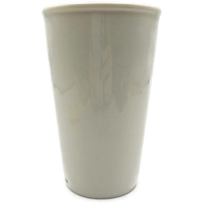 Starbucks Grande 2010 Coffee Mug White Ceramic Tall Latte Cup Barista Style