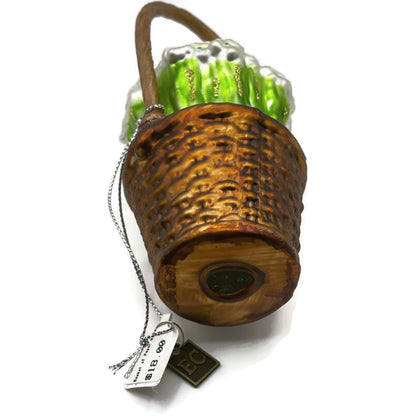 Basket of Paperwhites Spring Garden Flower Christmas Tree Ornament Eric Cortina