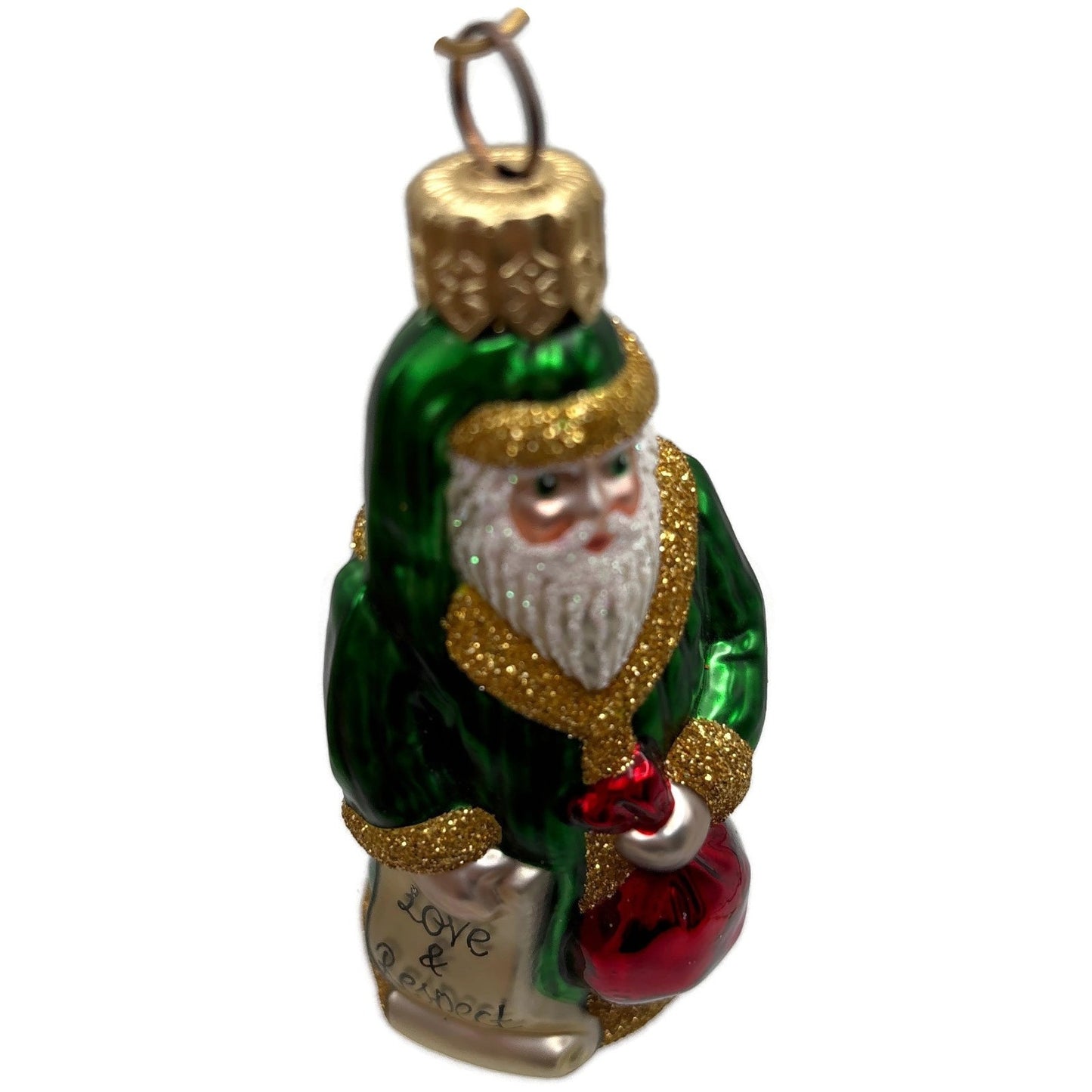 Patricia Breen Miniature Gift of the Season Love Respect Christmas Tree Ornament