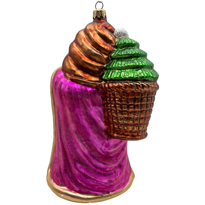 Christopher Radko Enchanted Noel Santa Christmas Tree Ornament 98-182-0 Glass