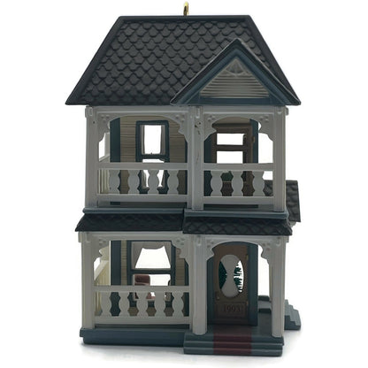 Hallmark Ornament Cozy Home 1993 Nostalgic Christmas Village Tree Keepsake Decor