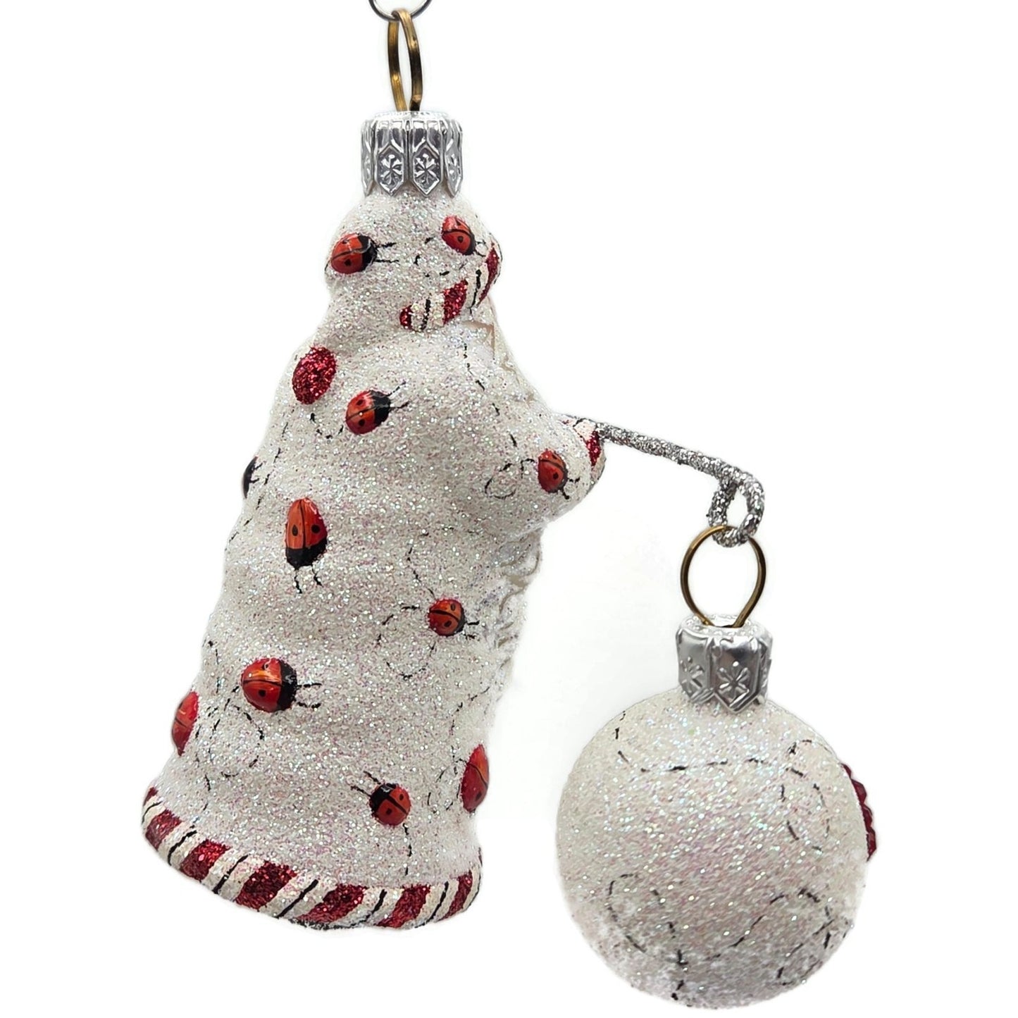Patricia Breen Balance Ladybugs White Red Spring Christmas Tree Ornament CATZ