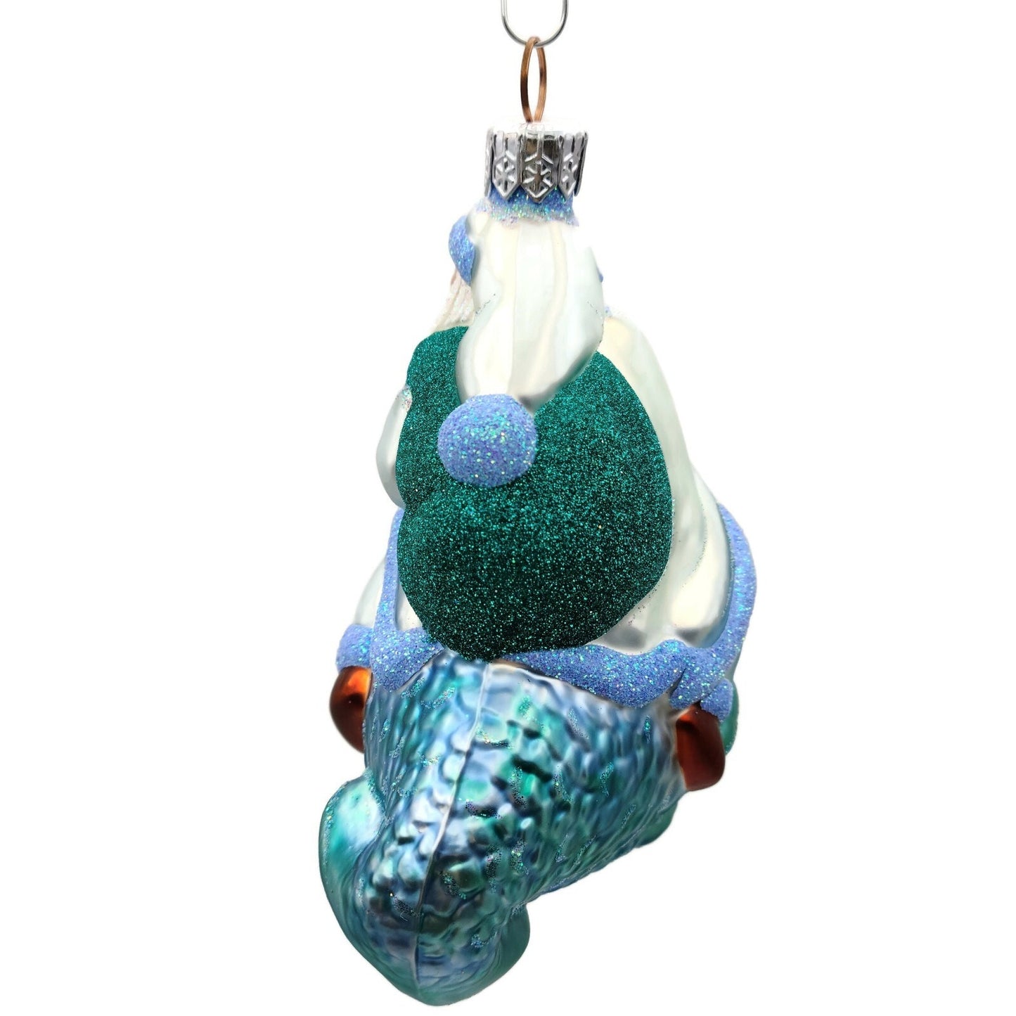 Patricia Breen Santa De La Mer Fine Glitter Bag Summer Nautical Tree Ornament
