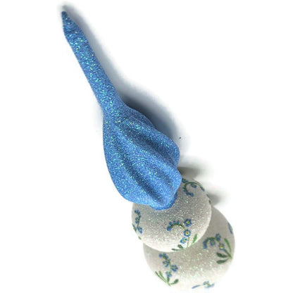 Patricia Breen Miniature Forget-Me-Not Finial Blue Spring Christmas Tree Topper