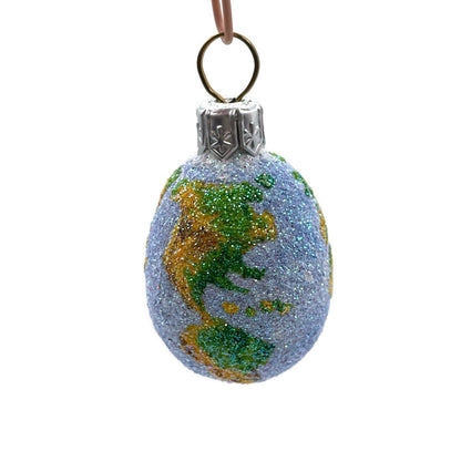 Patricia Breen Miniature Egg Worldly Earth Globe Easter Christmas Ornament 2731