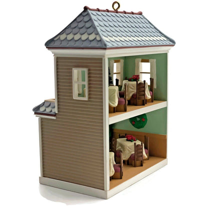Hallmark Cafe 1997 Nostalgic Holiday Christmas Village Tree Keepsake Ornament