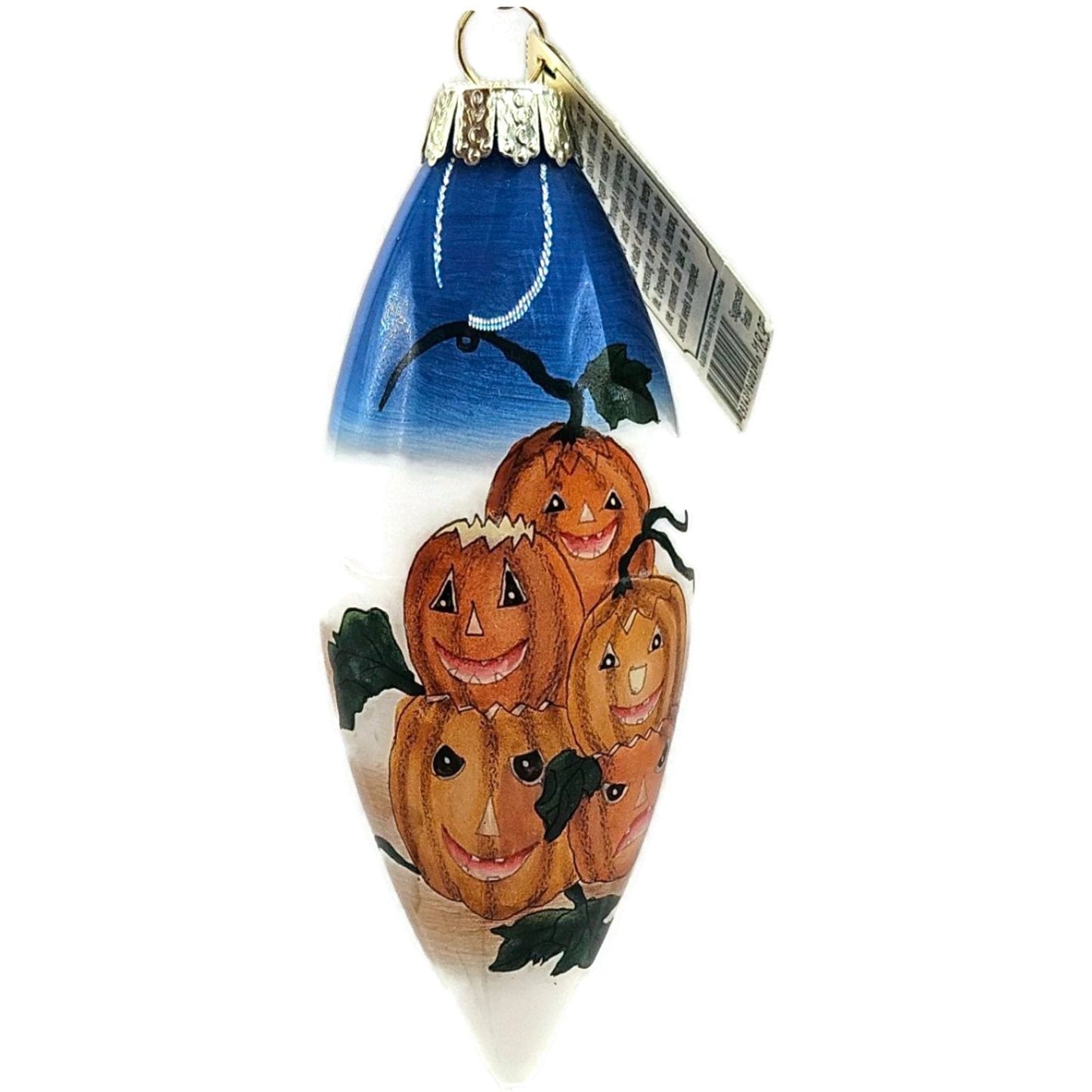 Inside Art Hand Painted Pumpkins Halloween Ornament Old World Christmas OWC