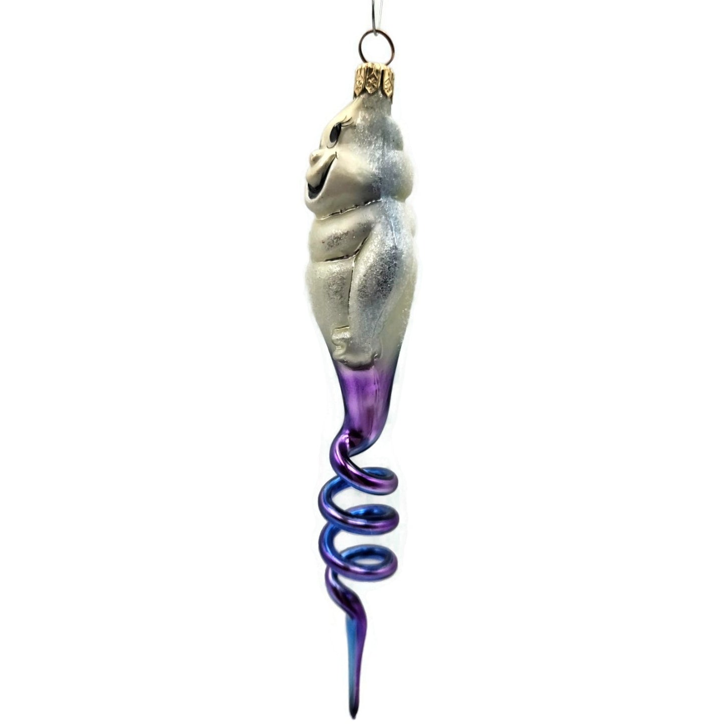 Christopher Radko Ghost Spirit Swirl Halloween Christmas Tree Ornament 99-070-0