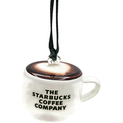 Starbucks Ceramic Mini Cup Coffee Mug Christmas Tree Ornament New 2025 Heart