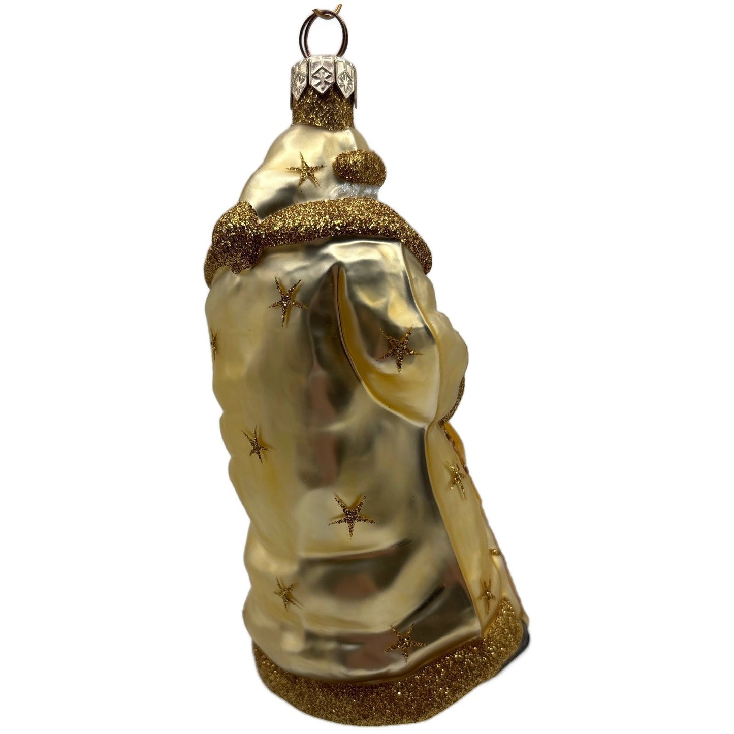 Patricia Breen Presents Gold Stars Santa Claus Gifts Toys Christmas Ornament
