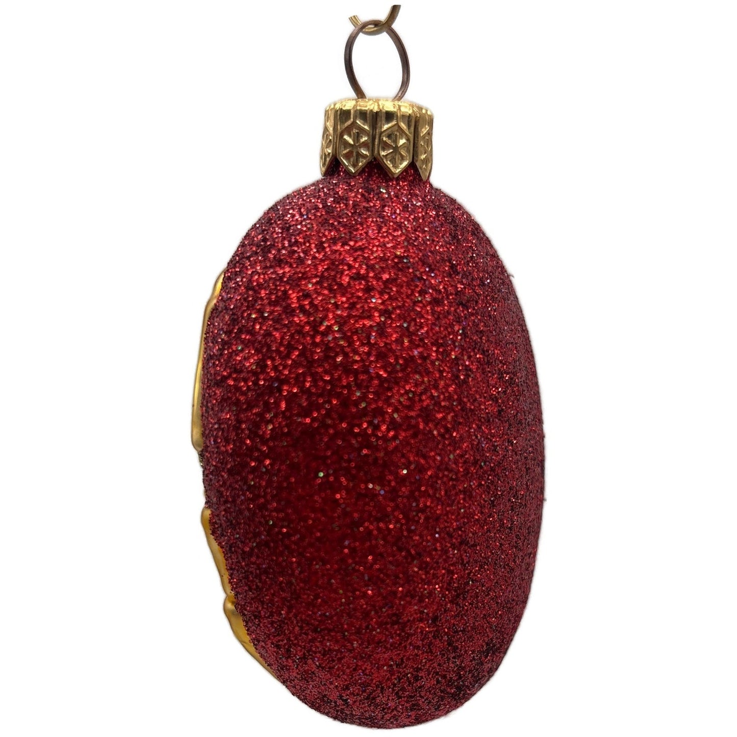Patricia Breen Cleopatra's Scarab Red Gold Beetle Insect Christmas Tree Ornament