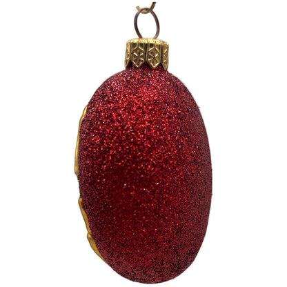 Patricia Breen Cleopatra's Scarab Red Gold Beetle Insect Christmas Tree Ornament