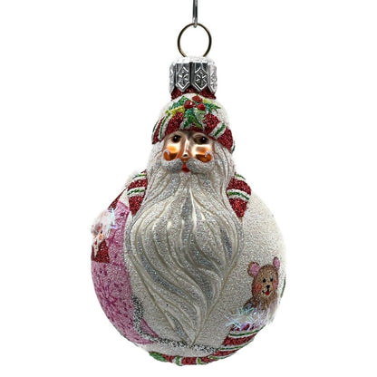 Patricia Breen Miniature Santa du Monde Presents Christmas Tree Ornament