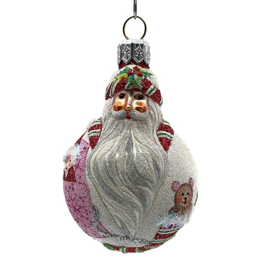 Patricia Breen Miniature Santa du Monde Presents Christmas Tree Ornament