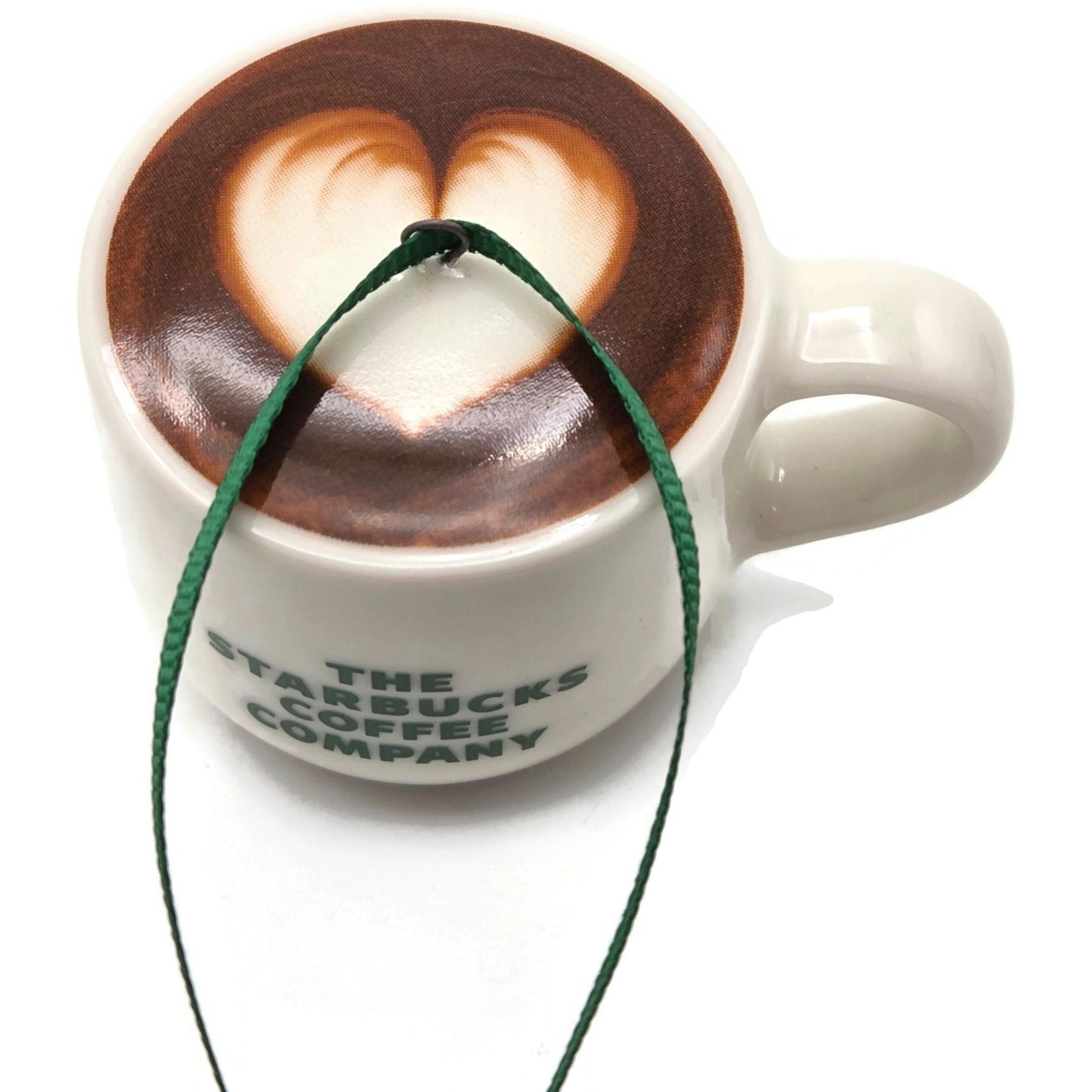Starbucks Ceramic Mini Cup Coffee Mug Christmas Tree Ornament Heart New 2025