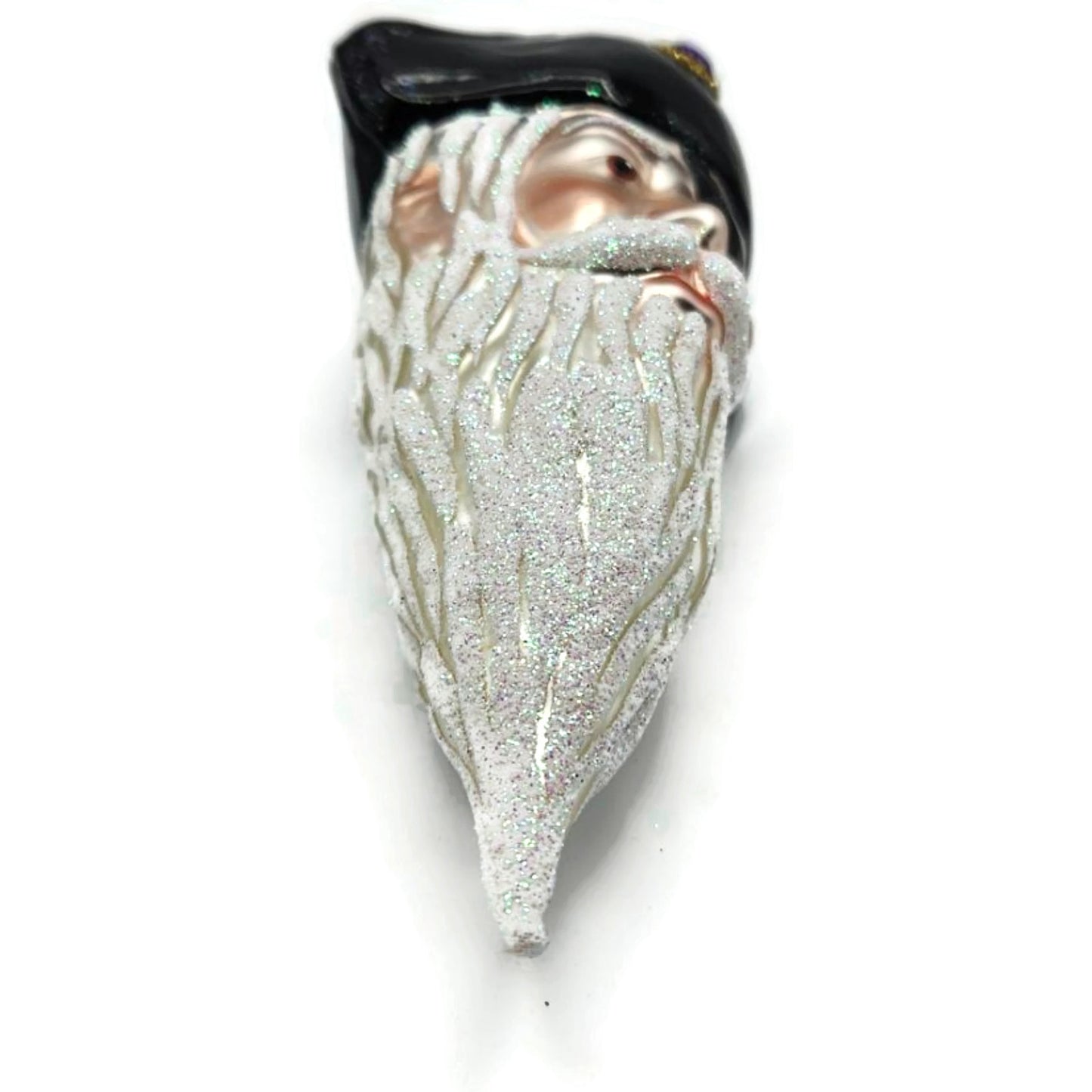 Patricia Breen Pirate Rex Black Santa Head Nautical Christmas Tree Ornament 9700