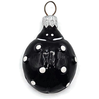 Patricia Breen Ladybug Black White Polka Dots Spring Christmas Tree Ornament