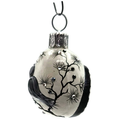 Patricia Breen Springtime Chameleon Black Bird Spring Christmas Tree Ornament