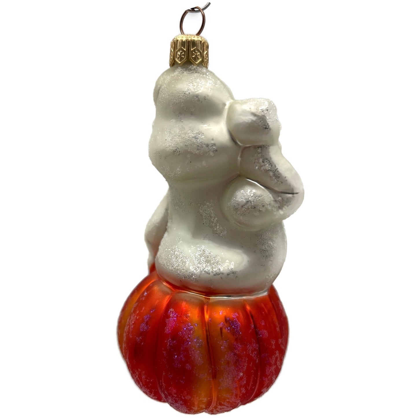 Christopher Radko Jack N Spook Ghost Pumpkin Bat Halloween Ornament 99-165-0