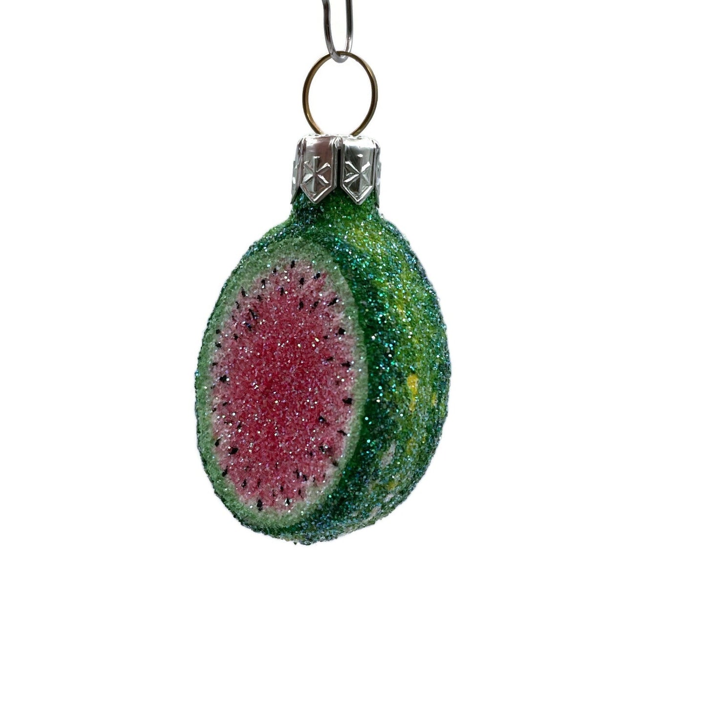 Patricia Breen Miniature Egg Watermelon Green Fruit Easter Holiday Ornament 2531