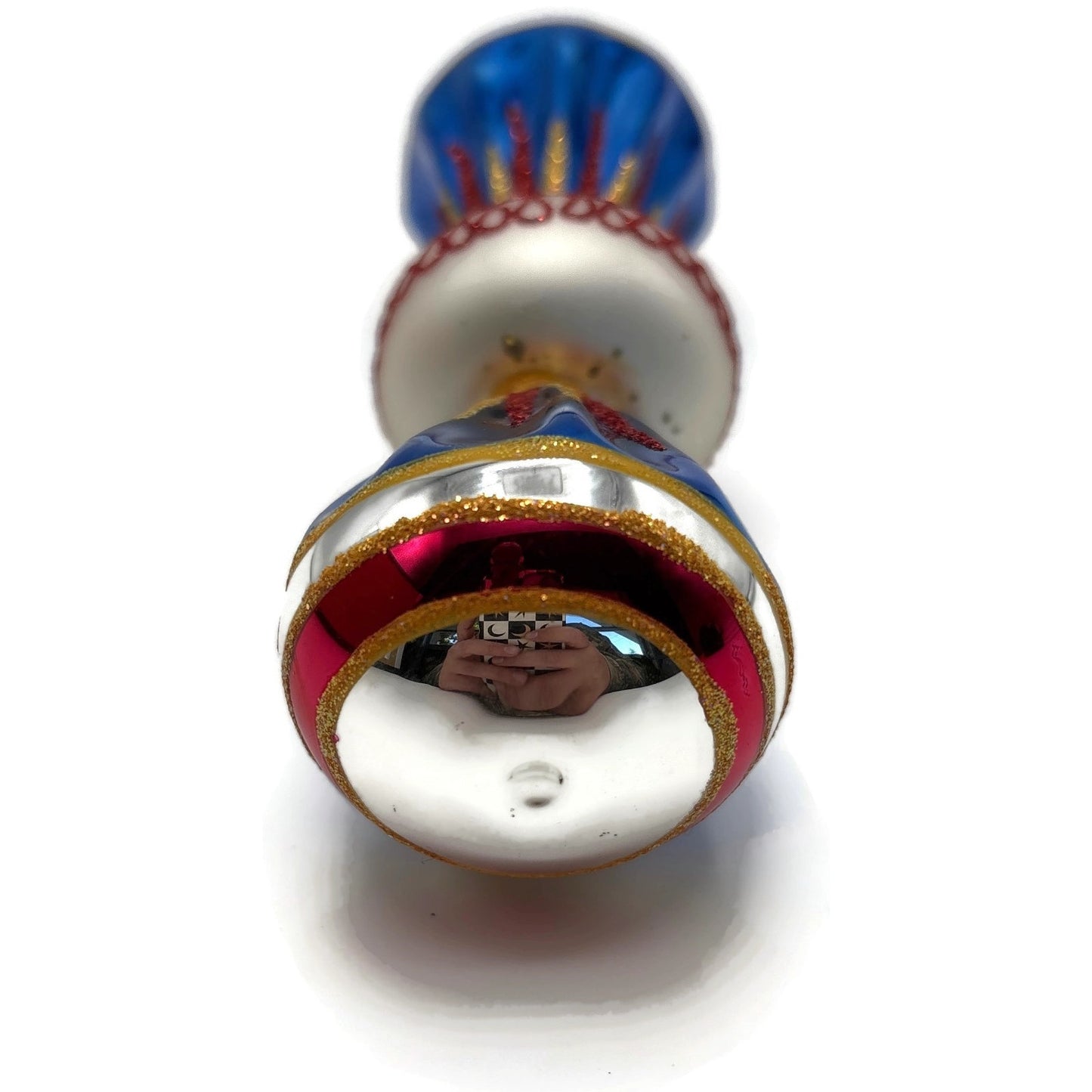 Christopher Radko Fantasia Party Pop Blue Christmas Tree Ornament 1010454
