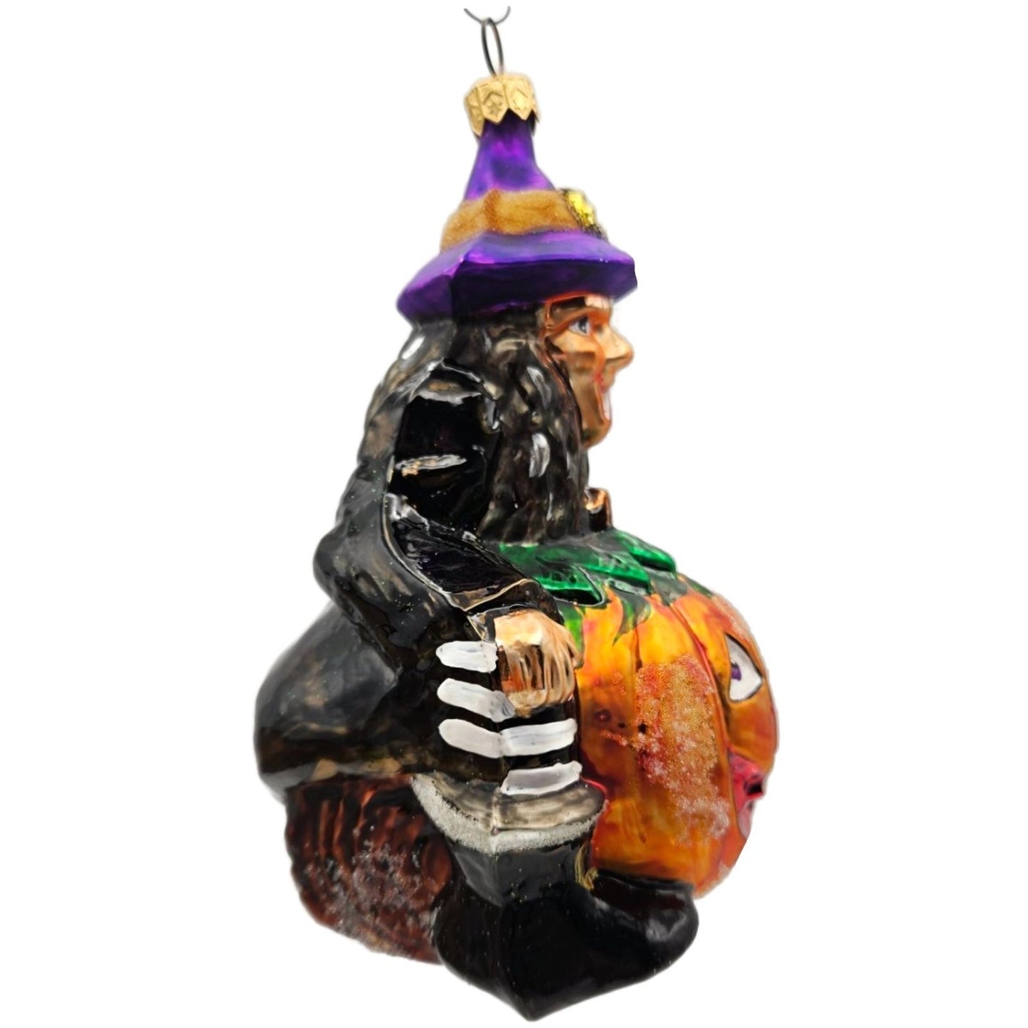 Christopher Radko Punkin Pal Witch Pumpkin Halloween Christmas Ornament 97-241-1