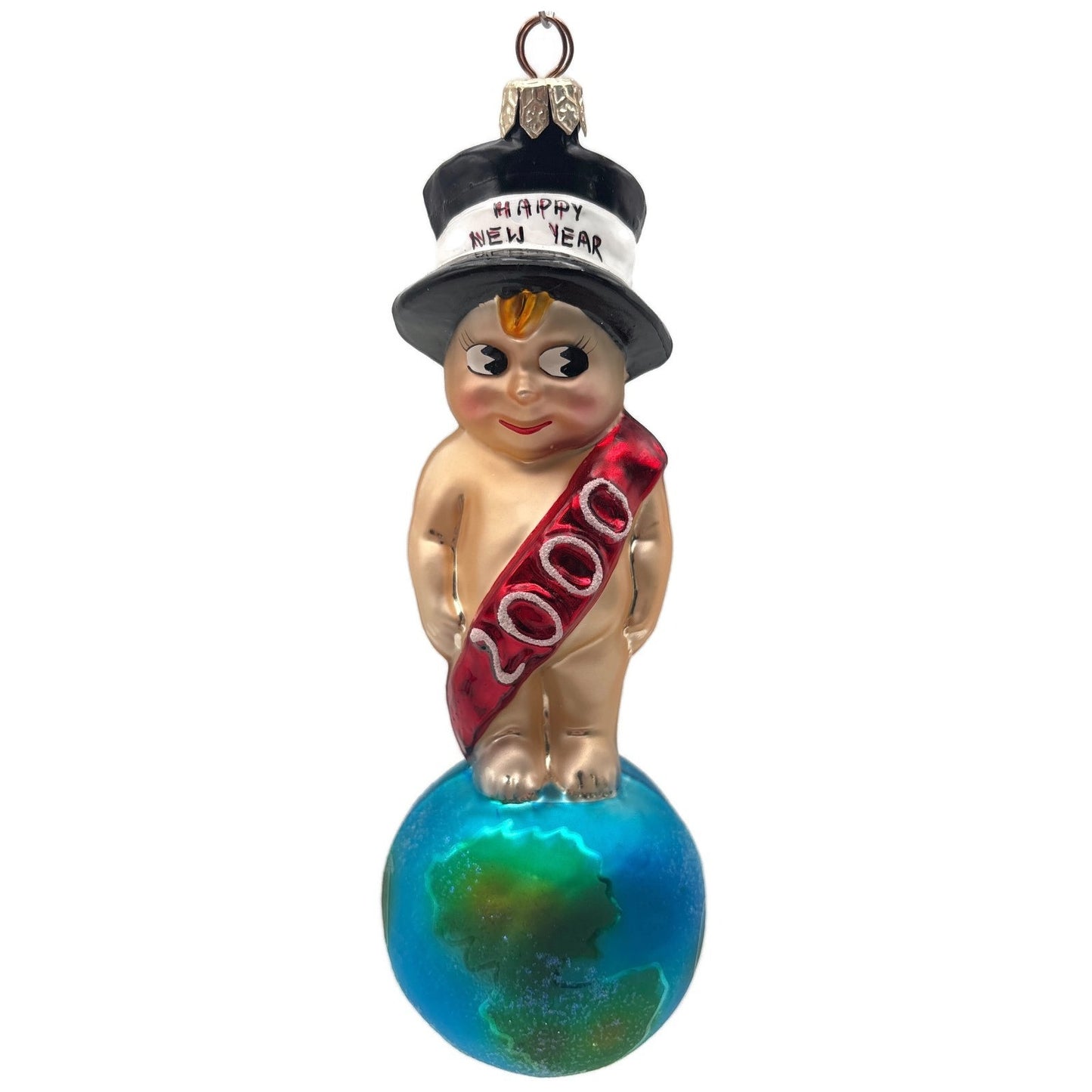 Christopher Radko Millenium Munchkin Happy New Year Christmas Ornament 99-292-0