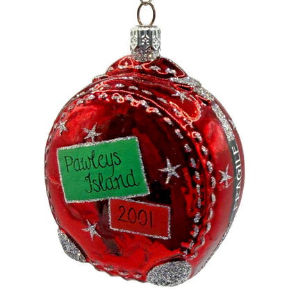 Patricia Breen Journey With Me Red Pawleys Island Stars Christmas Ornament 2113