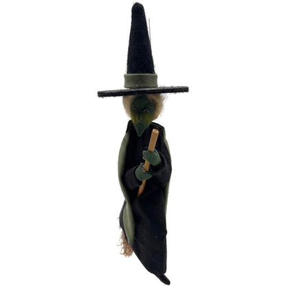 Gladys Boalt Wicked Witch Wizard of Oz Fabric Christmas Tree Ornament Signed