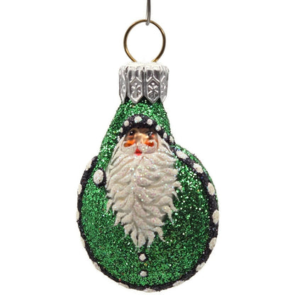 Patricia Breen Ladybug Noel Green Glittered Polka Dots Spring Christmas Ornament