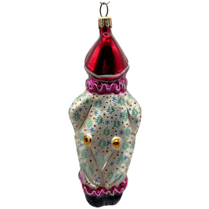 Christopher Radko Sweethearts Boy Clown Christmas Tree Ornament 95-099-1