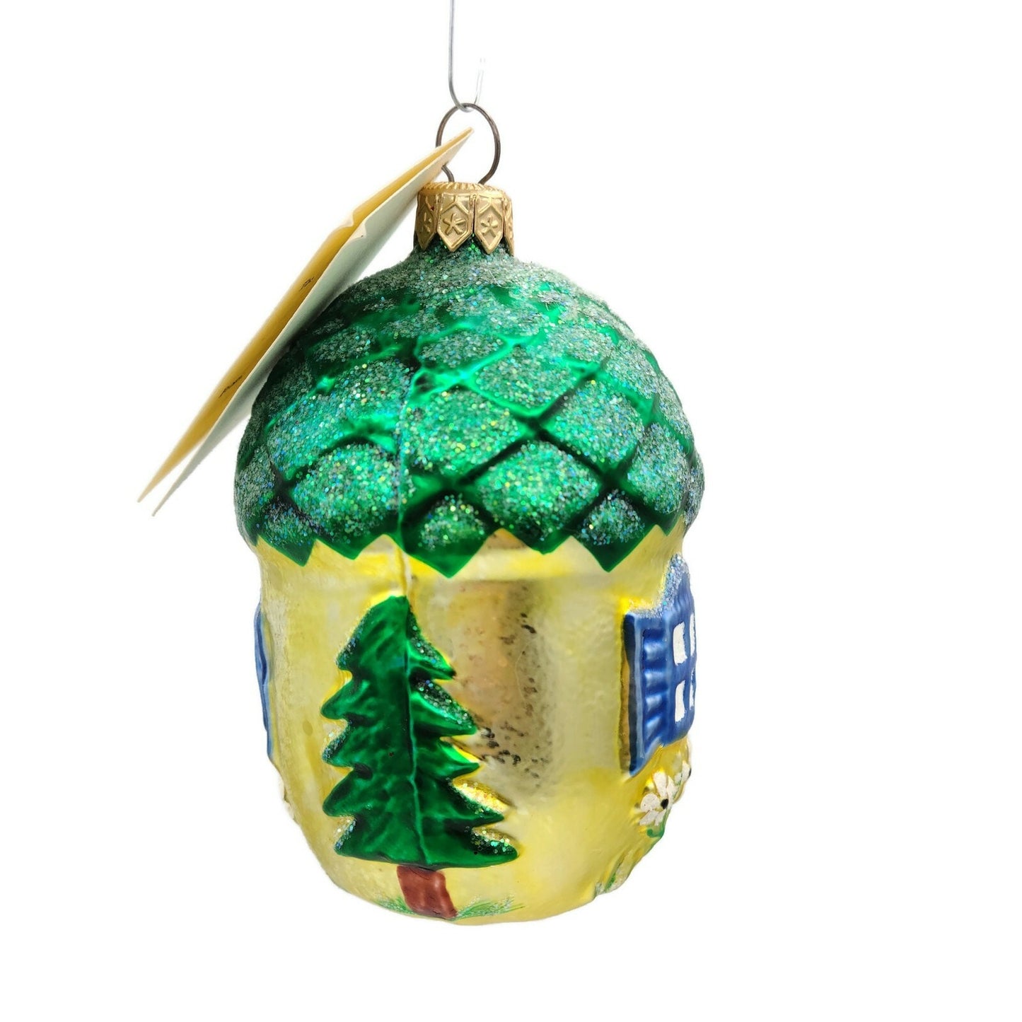 Patricia Breen Summer Acorn House No Garland Flowers Christmas Tree Ornament