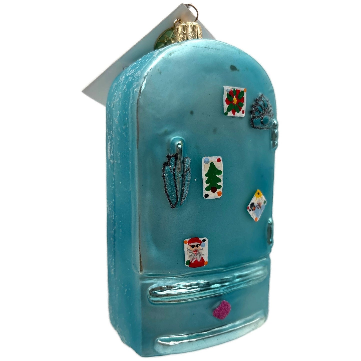 Christopher Radko The Fridge Collection Blue Christmas Tree Ornament 00-128-0