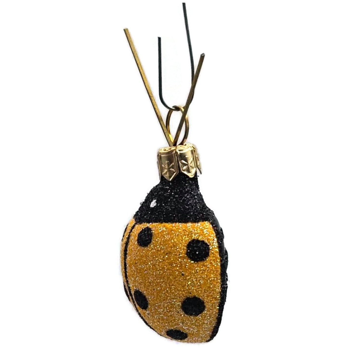 Patricia Breen Ladybug Ladybug Yellow Closed Wing Spring Christmas Tree Ornament