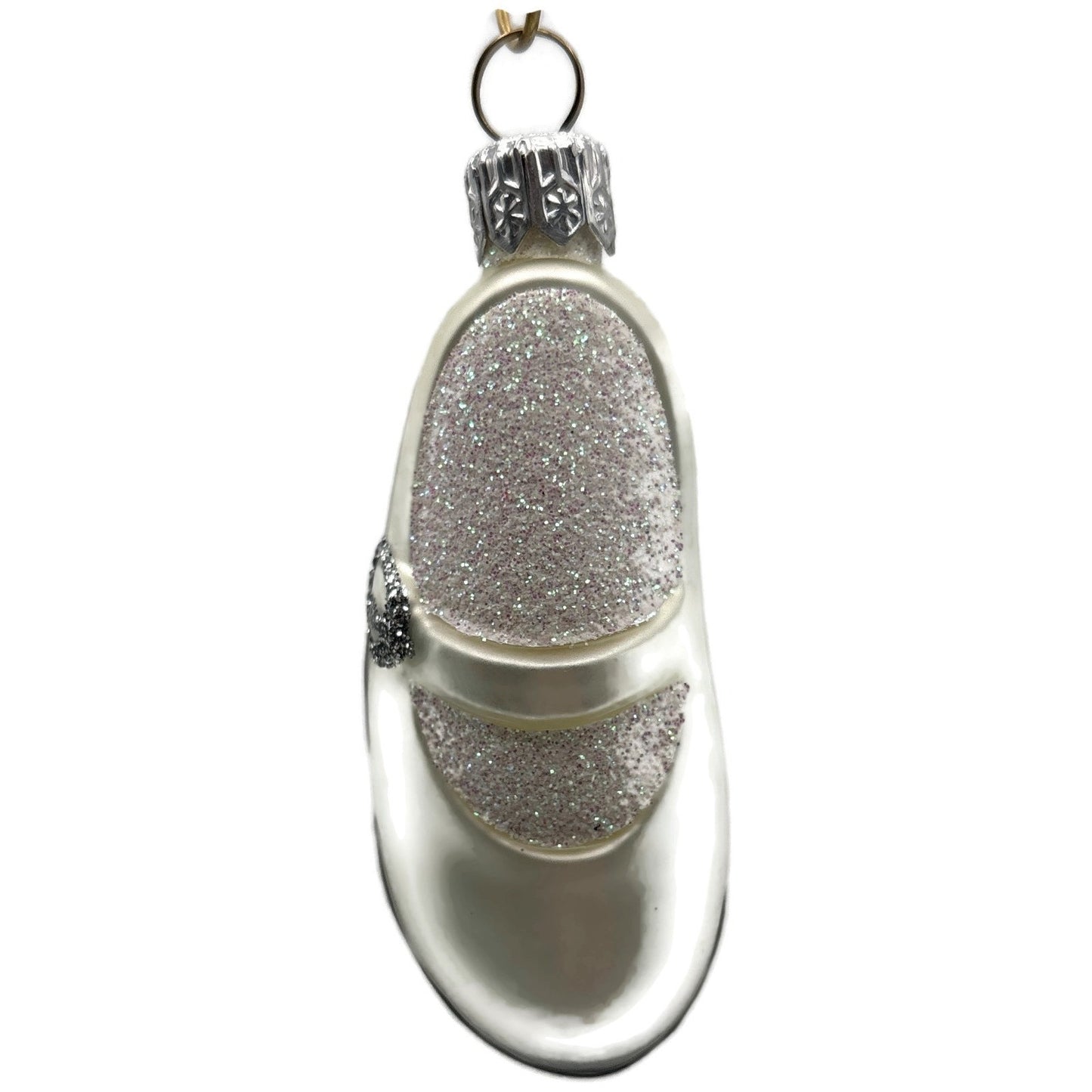 Patricia Breen Little Ones Shoe Pearl Glittered Holicay Christmas Tree Ornament