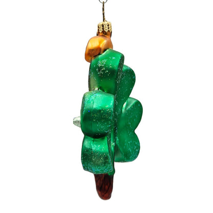 Christopher Radko Shillelaghans Clover Leaf Shamrock St Patrick Ornament 0103600