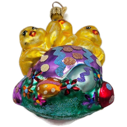 Christopher Radko Petite Peep Trio Gem Easter Christmas Tree Ornament 0106040